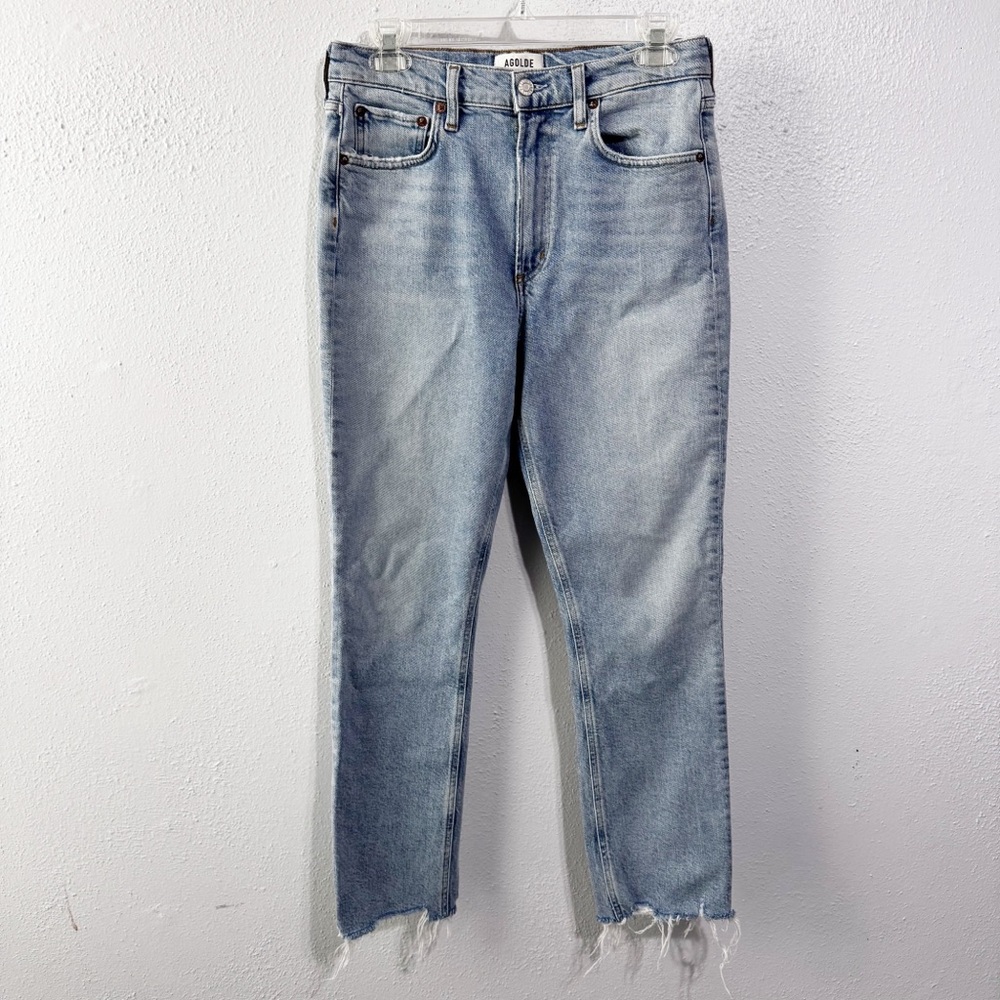 Agolde Merrel Light Blue Denim Jeans size 27 - Picture 1 of 8